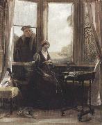 John callcott horsley,R.A. Lady Jane Grey and Roger Ascham (mk37) Sweden oil painting artist